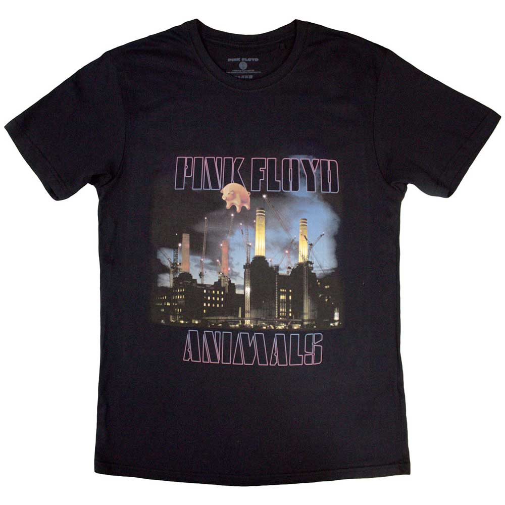 Pink Floyd Unisex T-Shirt: Animals Contsruction (Small)