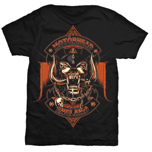 Motorhead Unisex T-Shirt: Orange Ace (Medium)