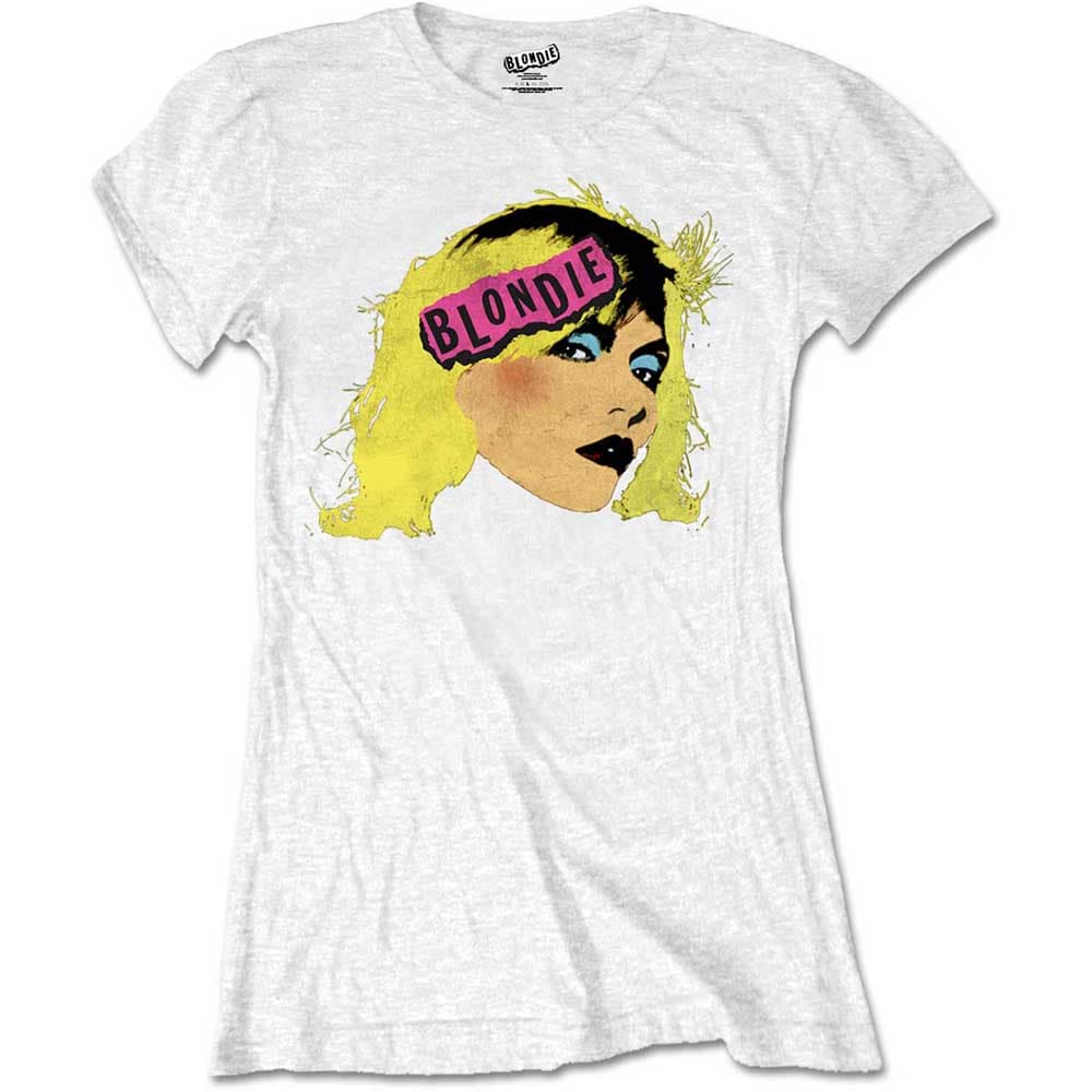 Blondie Ladies T-Shirt: Punk Logo (Retail Pack) (Small)