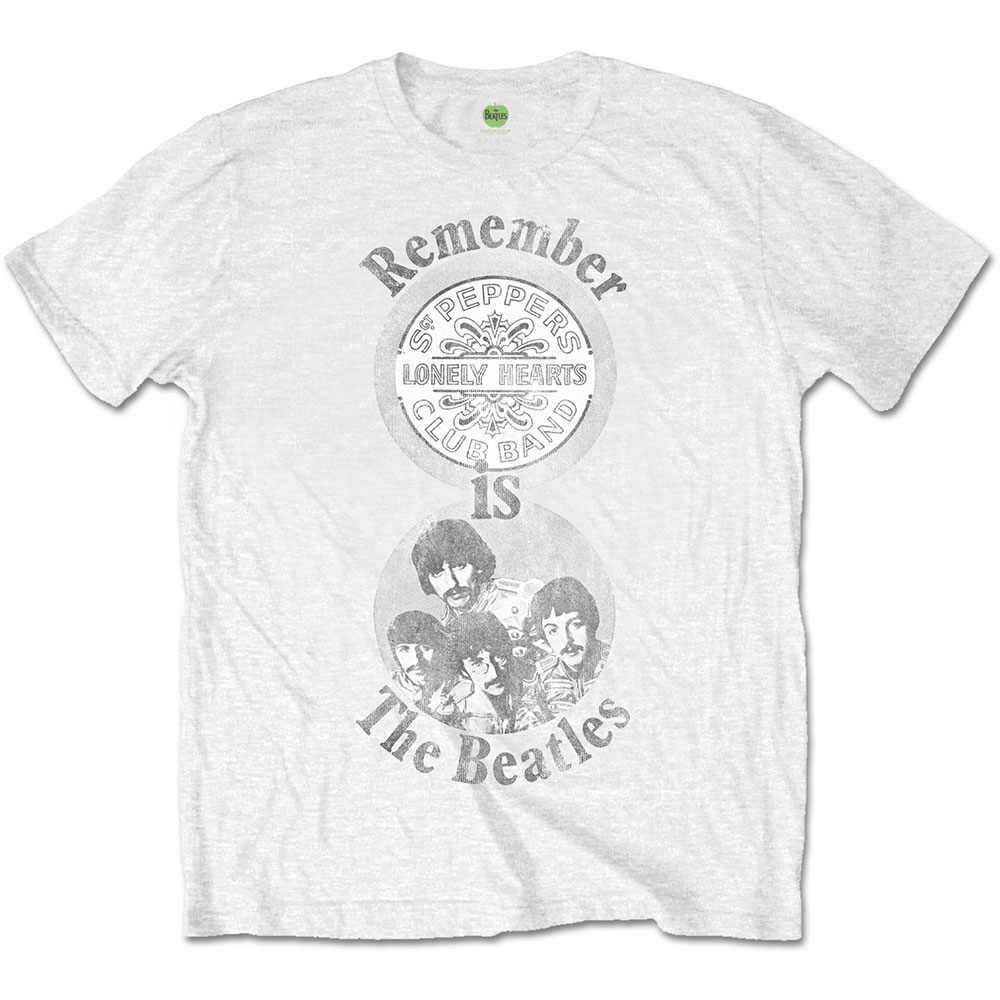 The Beatles Unisex T-Shirt: Remember (Large)
