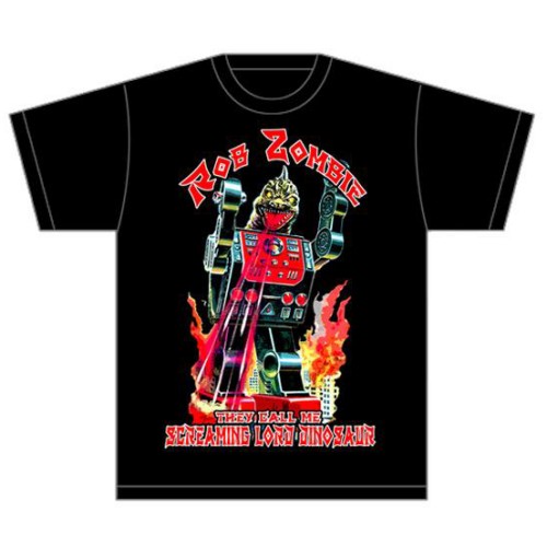 Rob Zombie Unisex T-Shirt: Lord Dinosaur (Medium)