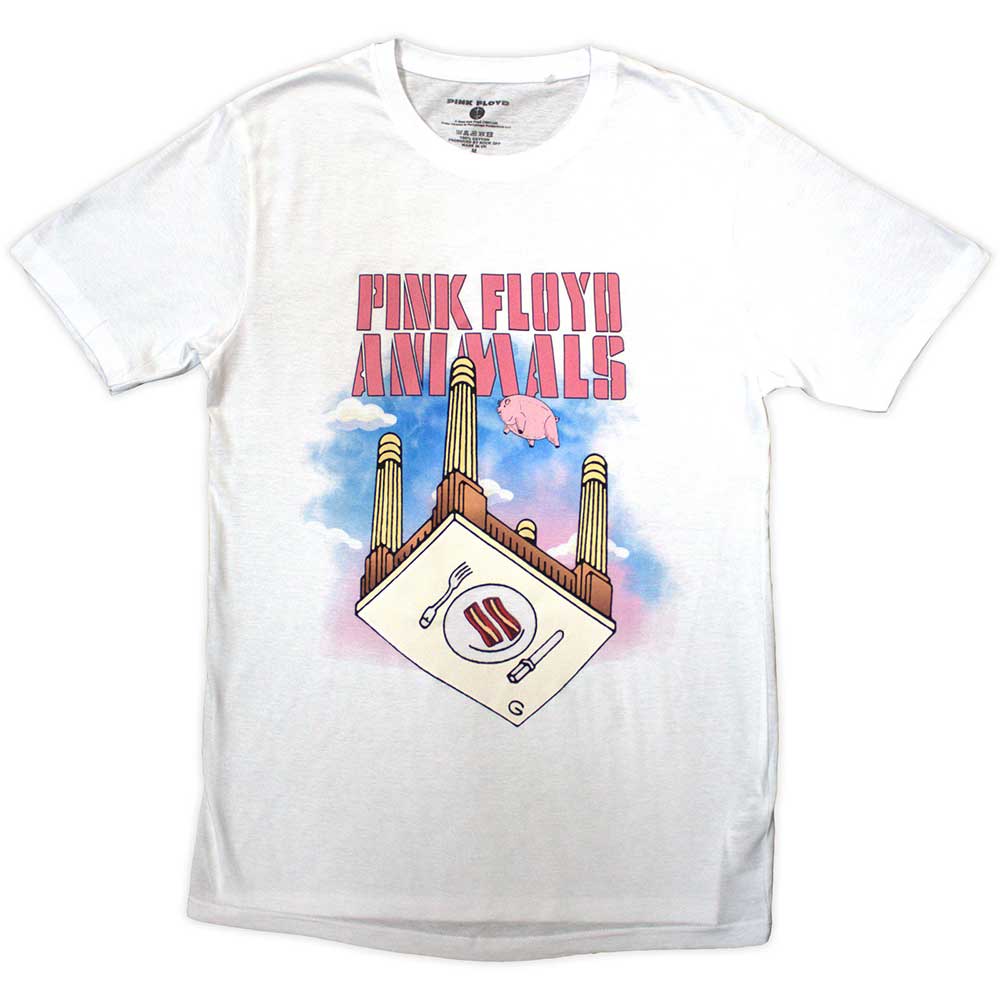 Pink Floyd Unisex T-Shirt: Animals Bacon Table (Medium)