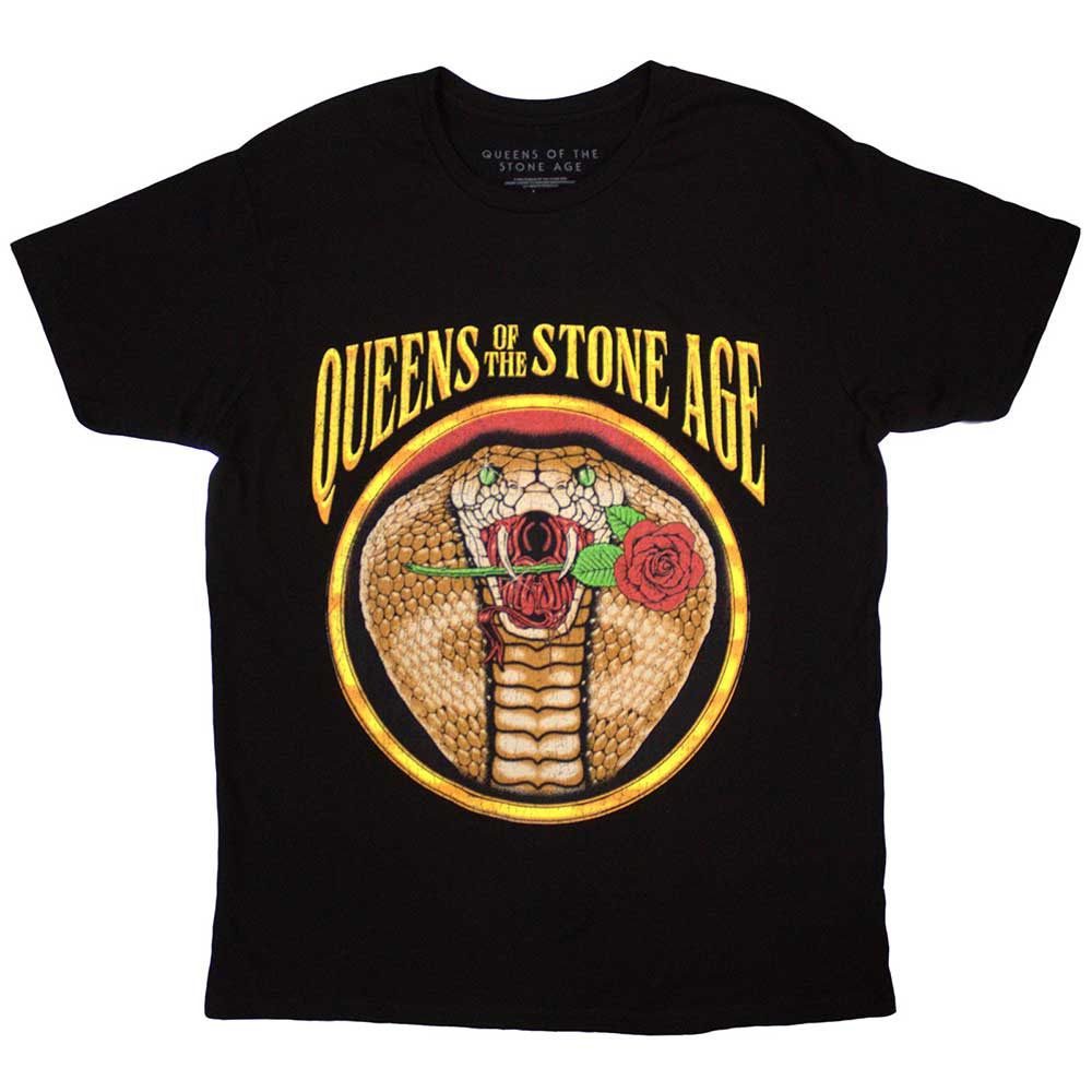 Queens Of The Stone Age Unisex T-Shirt: Cobra (Medium)