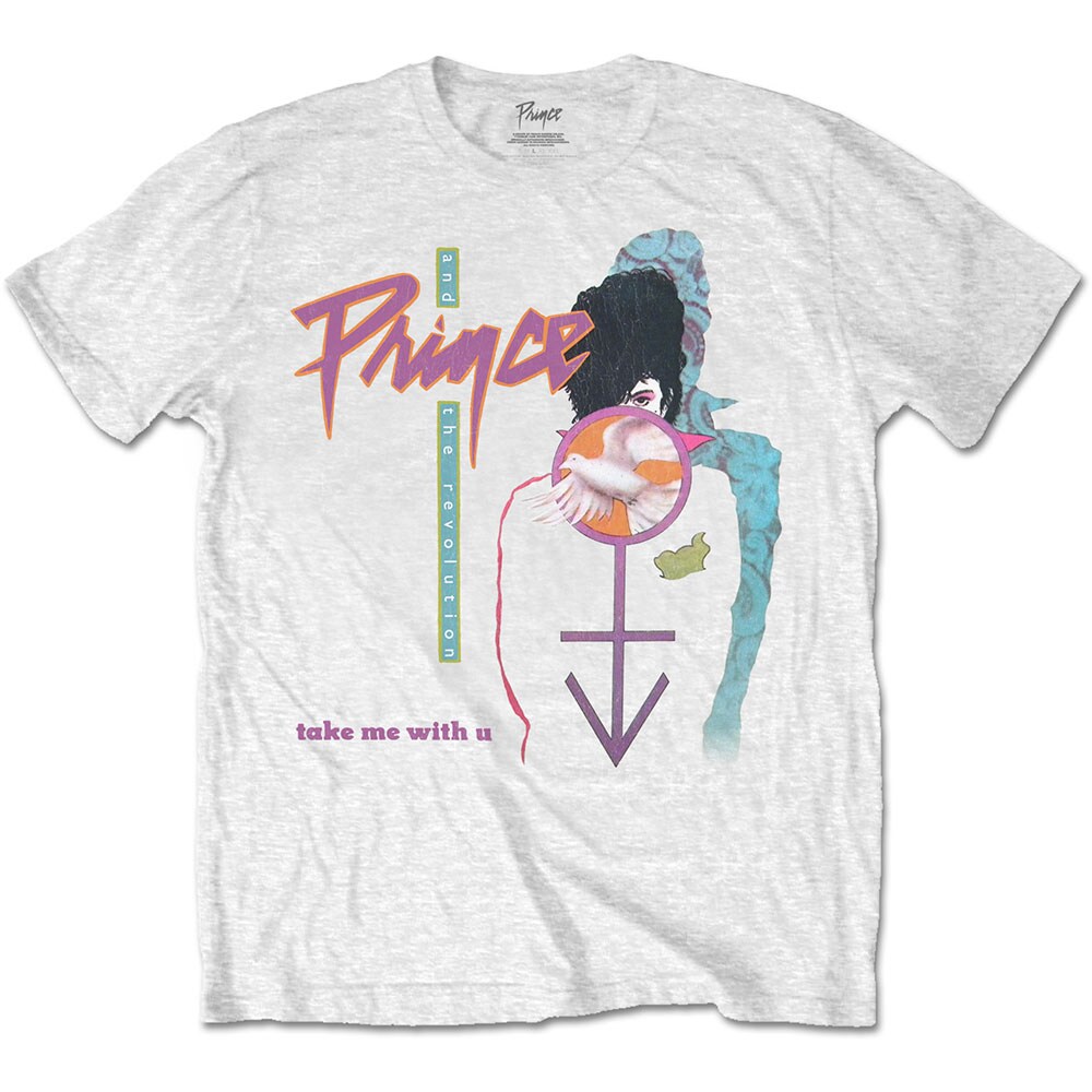 Prince Unisex T-Shirt: Take Me With U (Large) - 2
