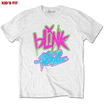 Blink-182 Kids T-Shirt: Neon Logo (11-12 Years)