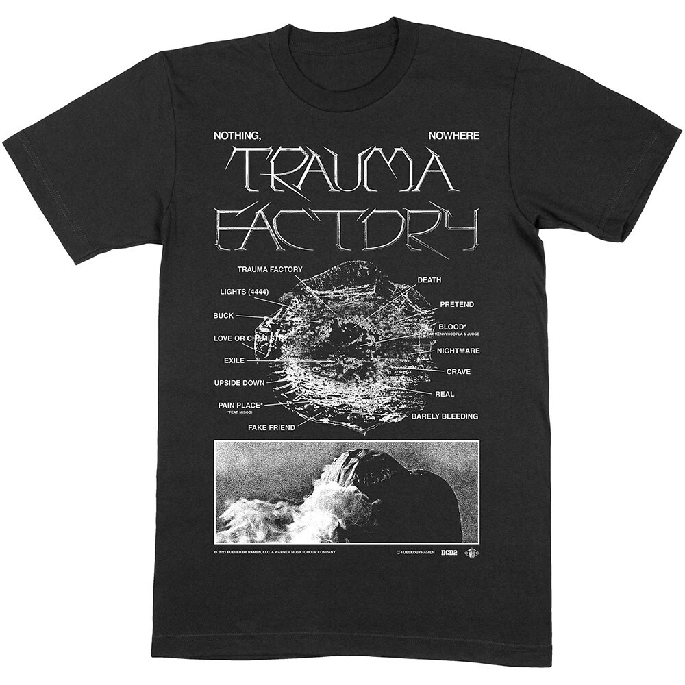 Nothing,Nowhere Unisex T-Shirt: Trauma Factor V.2 (Medium)