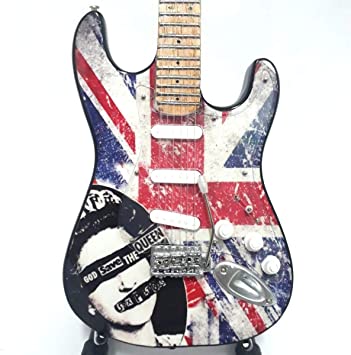 Mini guitar: Sex Pistols - Tribute - Fender Stratocaster