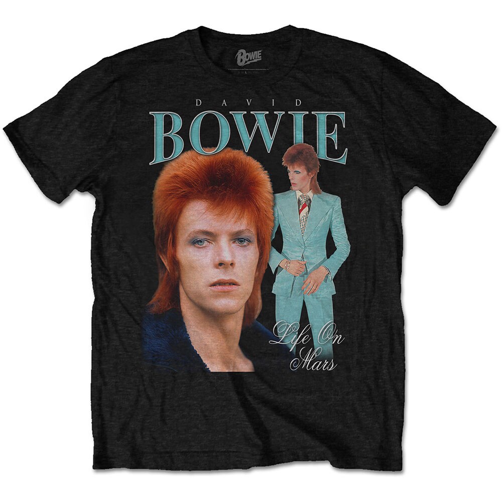 David Bowie Unisex T-Shirt: Life on Mars Homage (Medium)