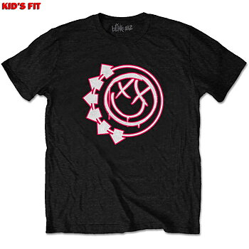 Blink-182 Kids T-Shirt: Six Arrow Smiley (3-4 Years)