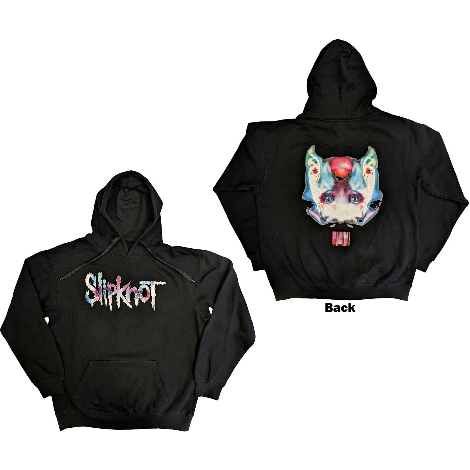 Slipknot Unisex Pullover Hoodie: Eye Logo (Back Print) (XX-Large)