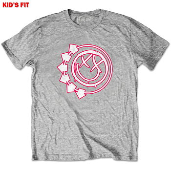 Blink-182 Kids T-Shirt: Six Arrow Smiley (13-14 Years)