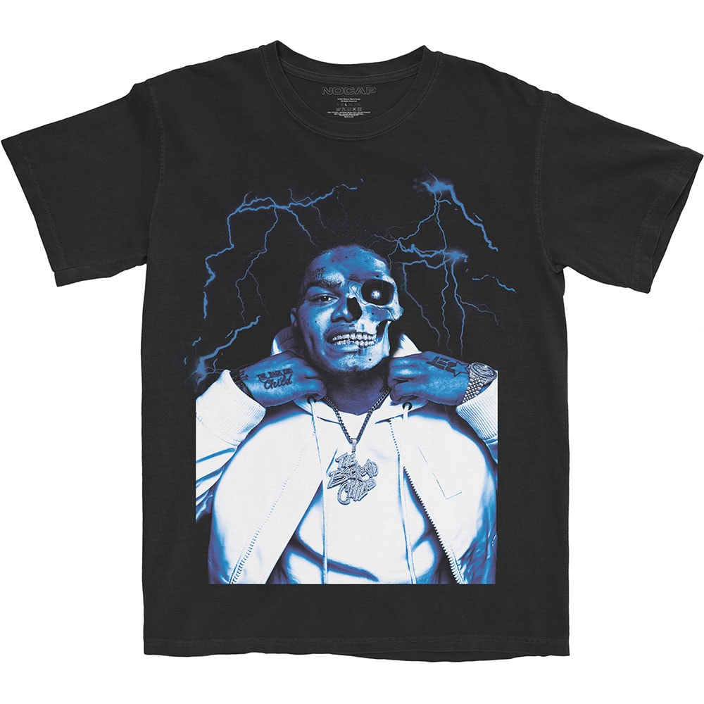 NoCap Unisex T-Shirt: Half Skele (Large)