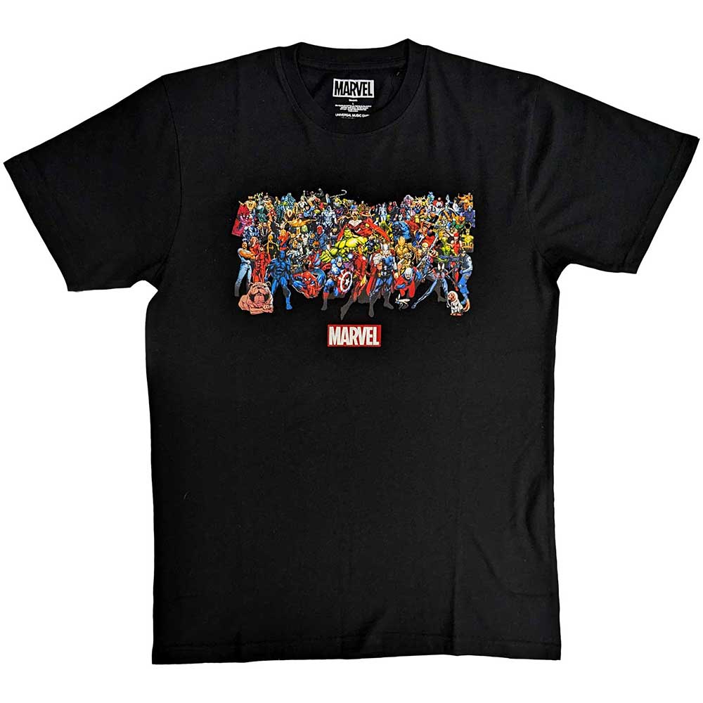 Marvel Comics Unisex T-Shirt: Full Characters (Large)