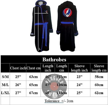 The Sex Pistols Unisex Bathrobe: Never Mind The Bollox Original Album (Yellow) (Medium-Large)