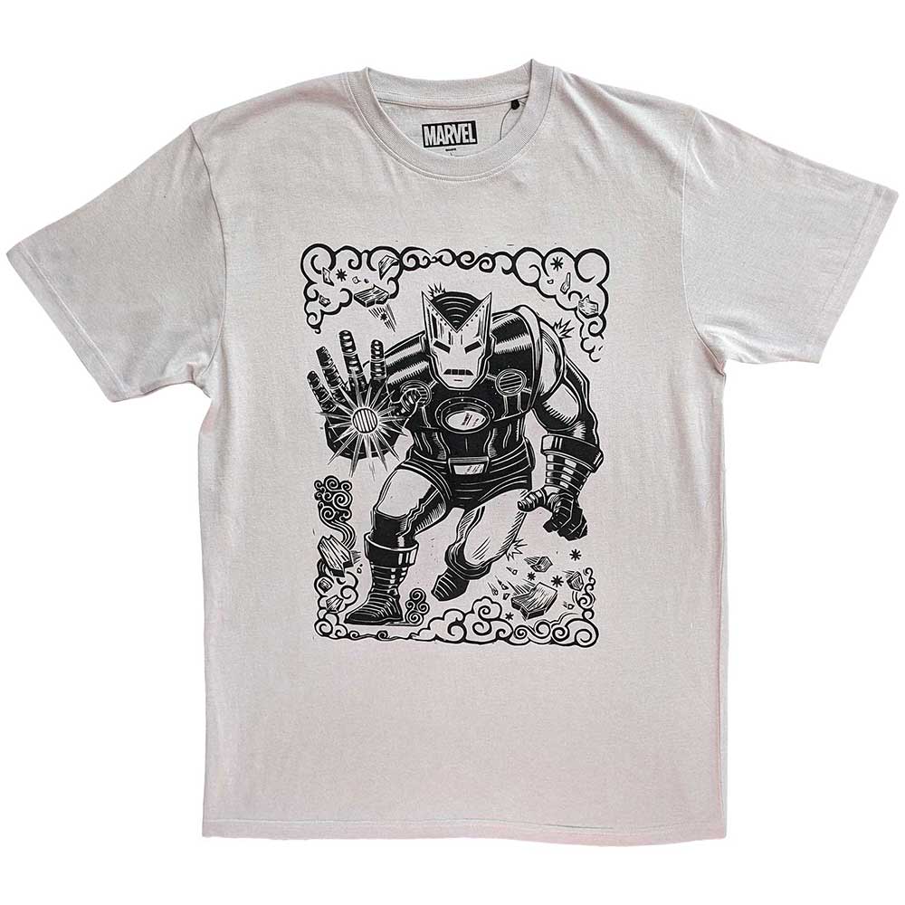 Marvel Comics Unisex T-Shirt: Iron Man Sketch (Large)
