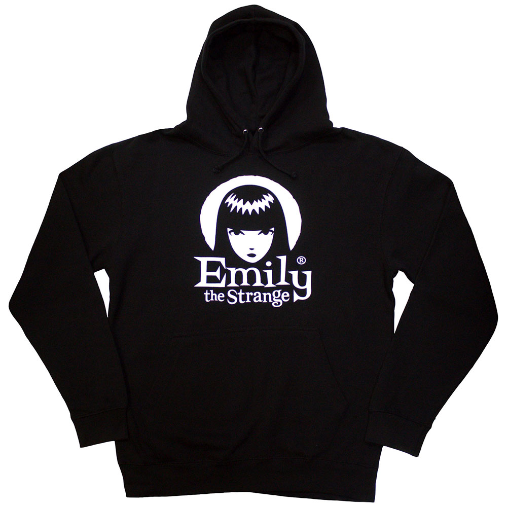 Emily The Strange Unisex Pullover Hoodie: Halo Logo (Medium)