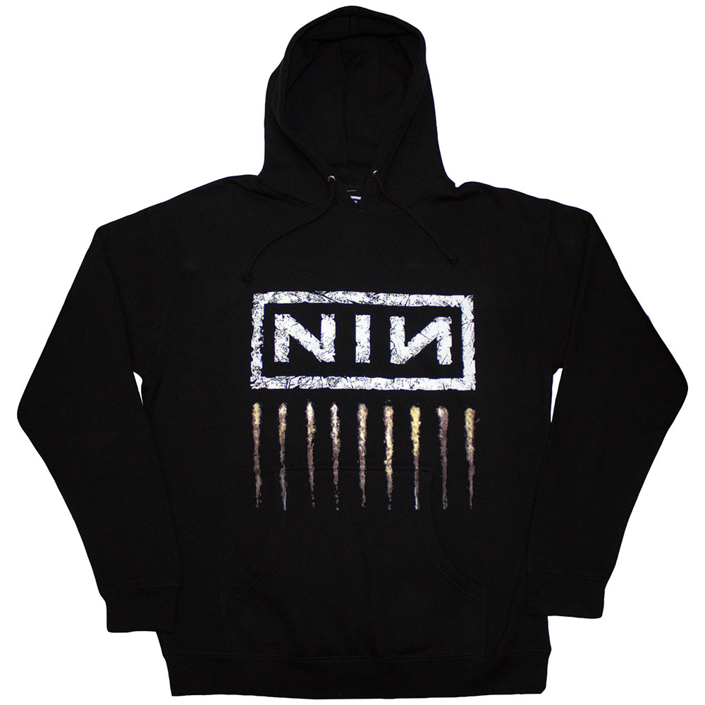 Nine Inch Nails Unisex Pullover Hoodie: Downward Spiral (X-Large)