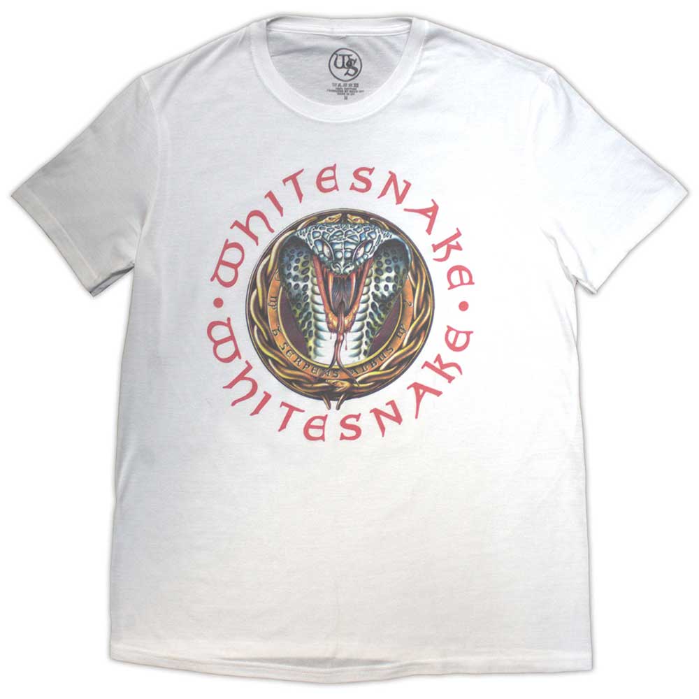Whitesnake Unisex T-Shirt: Donnington Snake (Large)
