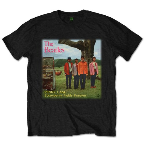 The Beatles Unisex T-Shirt: Strawberry Fields Forever (Medium)