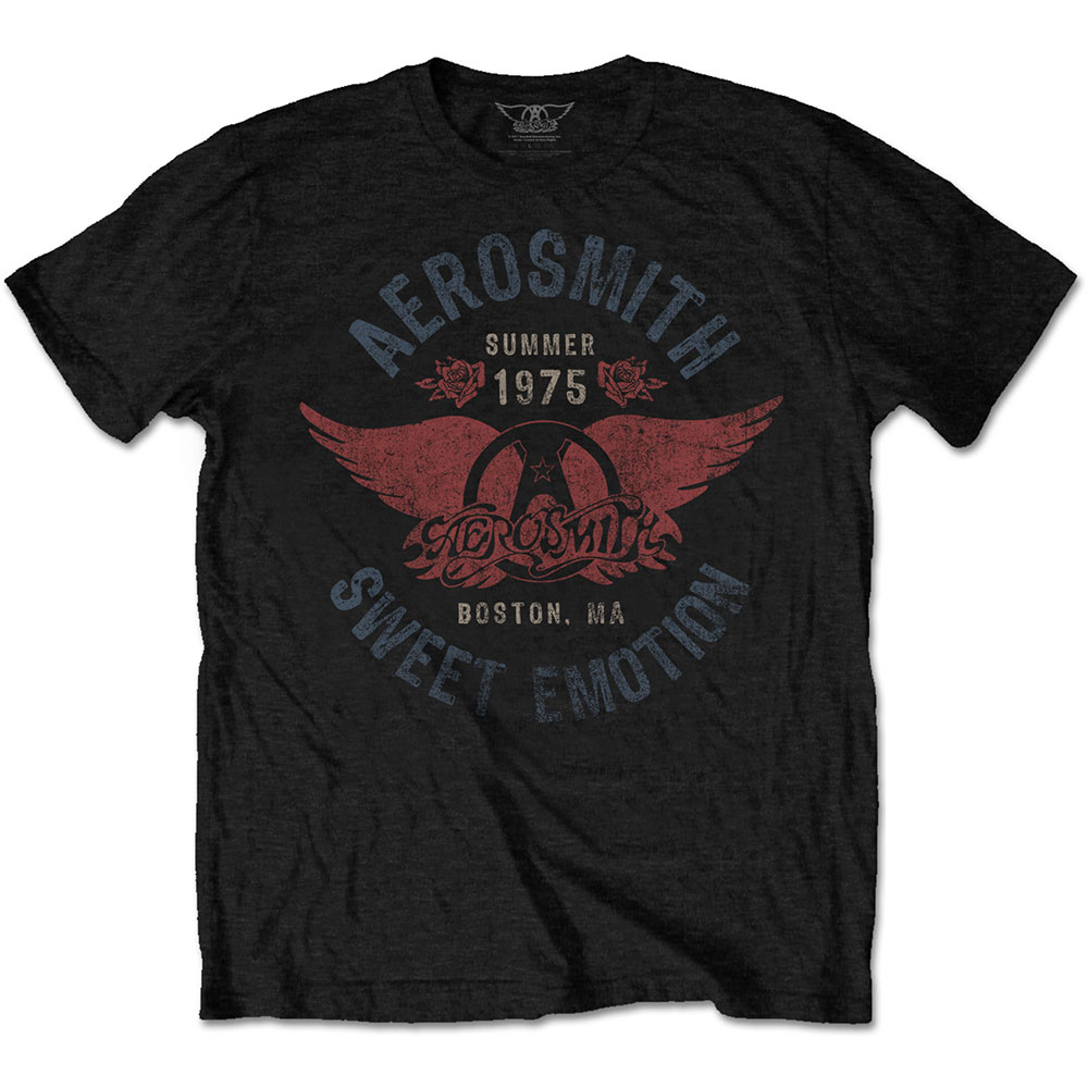Aerosmith Unisex T-Shirt: Sweet Emotion (Small)