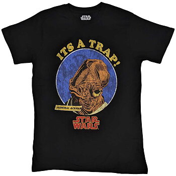 Star Wars Unisex T-Shirt: Ackbar It's A Trap (Large)