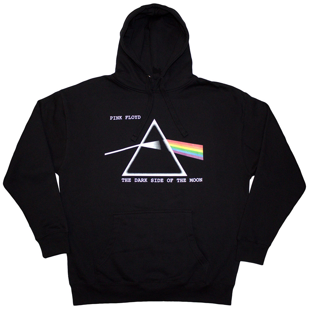 Pink Floyd Unisex Pullover Hoodie: Dark Side of the Moon Courier (Large)