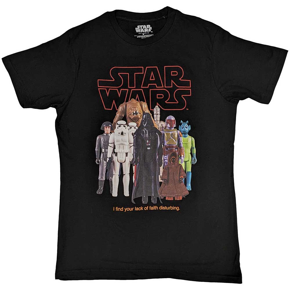 Star Wars Unisex T-Shirt: Empire Toy Figures (Medium)
