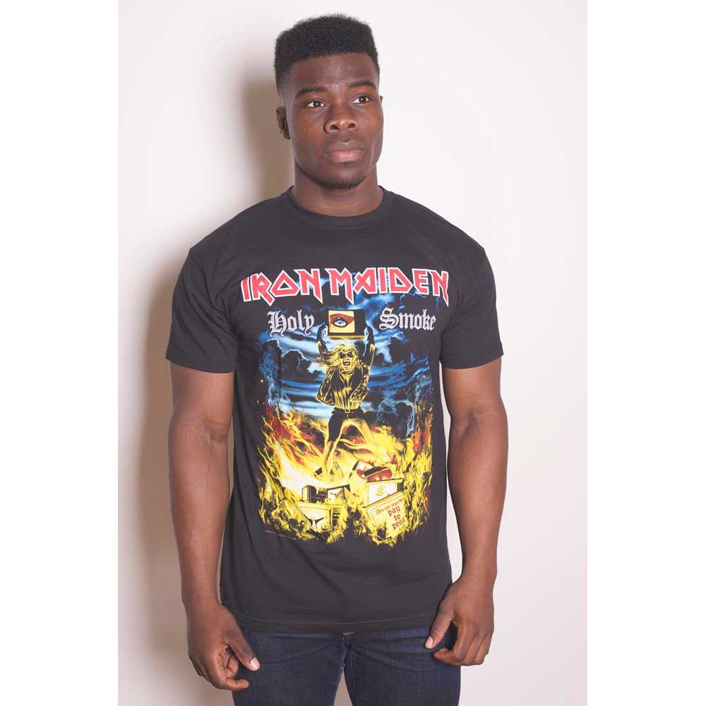 Iron Maiden Unisex T-Shirt: Holy Smoke (Medium) - 2