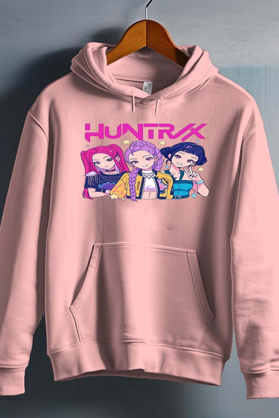 Huntrix Kpop Demon Hunters barnegenser: "Kpop Demon" - tilgjengelig i flere farger - størrelse 3-14 år - 4