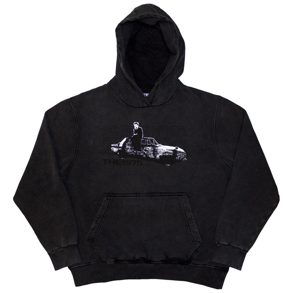 The 1975 Unisex Pullover Hoodie: Car Photo (Wash Collection) (Medium)