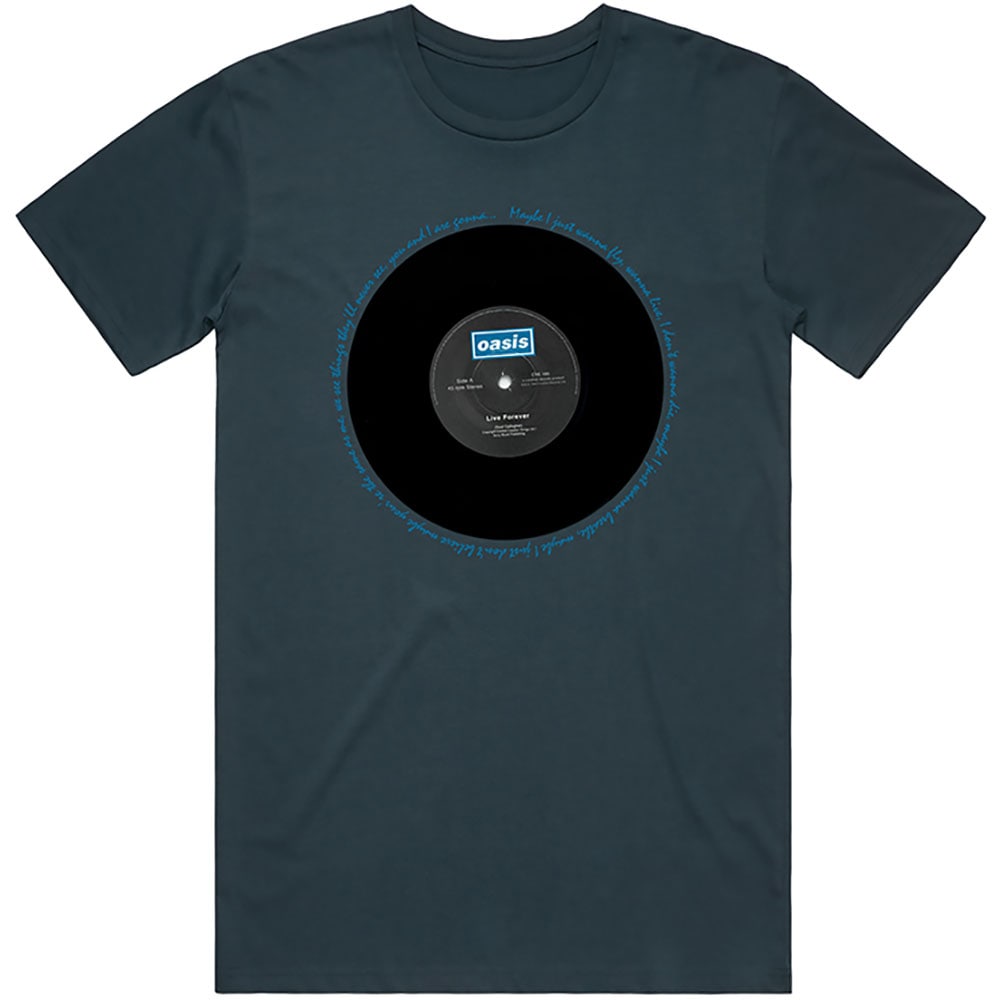 Oasis Unisex T-Shirt: Live Forever Single (XX-Large)