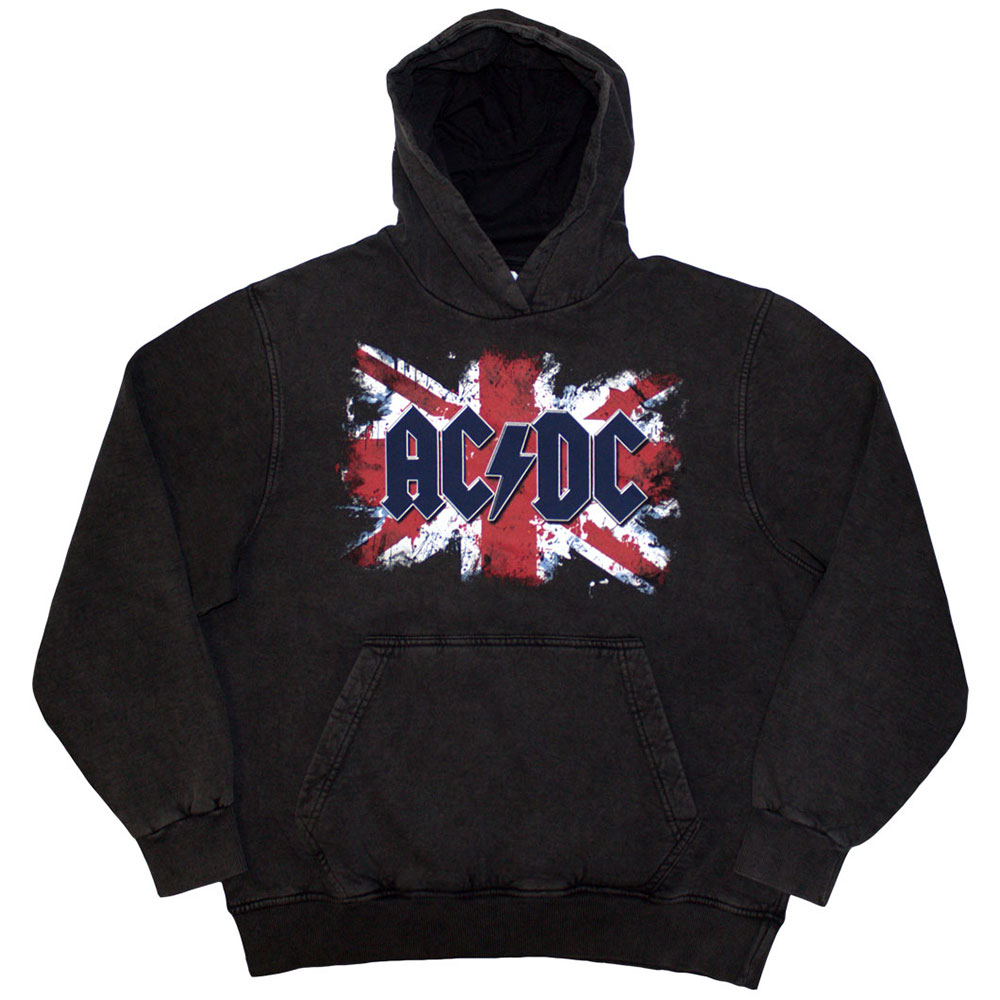 AC/DC Unisex Pullover Hoodie: Flag (Wash Collection) (XX-Large)