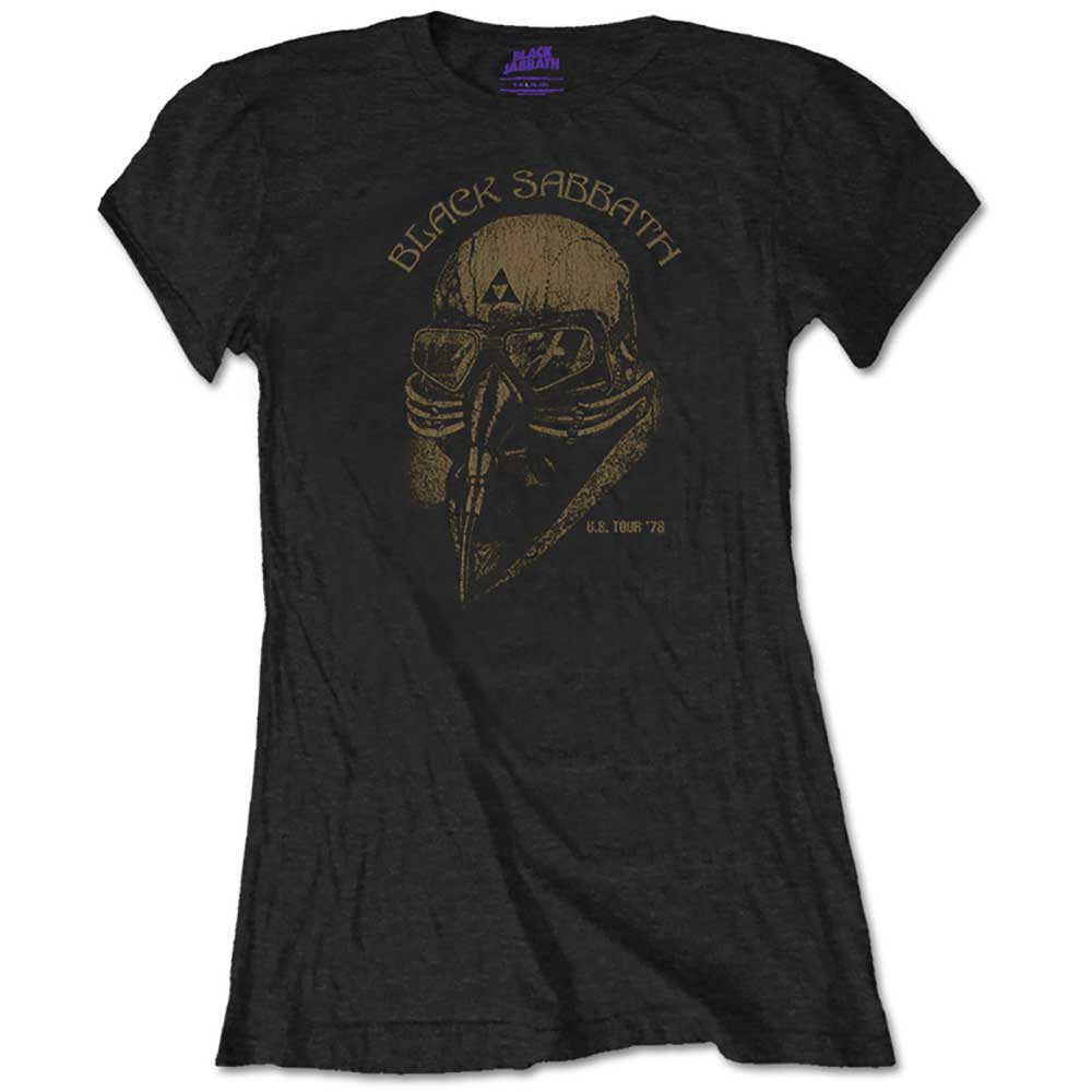 Black Sabbath Ladies T-Shirt: US Tour 1978 (Retail Pack) (X-Large)
