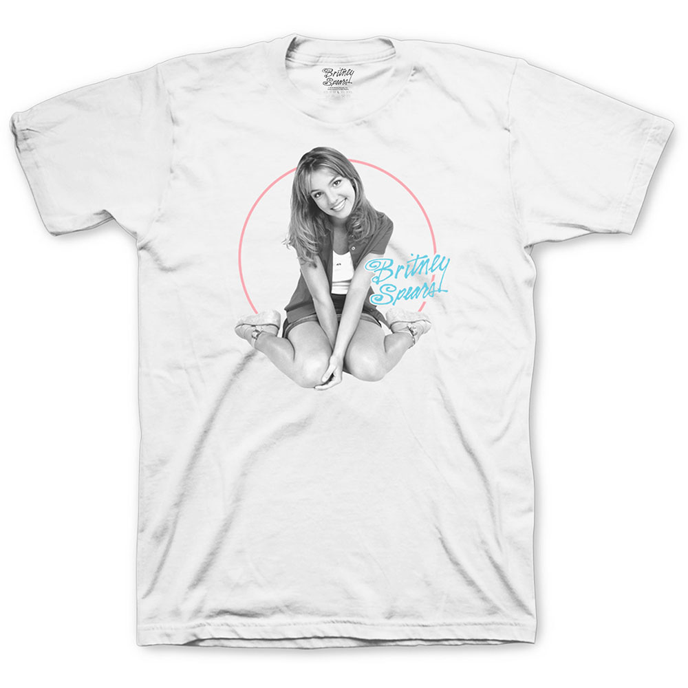 Britney Spears Unisex T-Shirt: Classic Circle (Small)