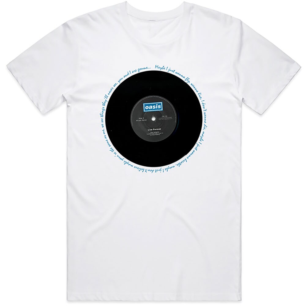 Oasis Unisex T-Shirt: Live Forever Single (XX-Large)