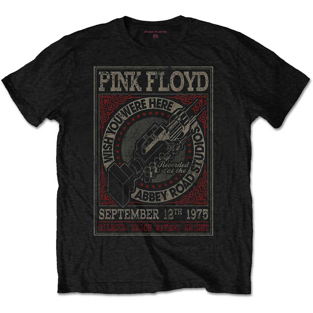 Pink Floyd Unisex T-Shirt: WYWH Abbey Road Studios (Large)