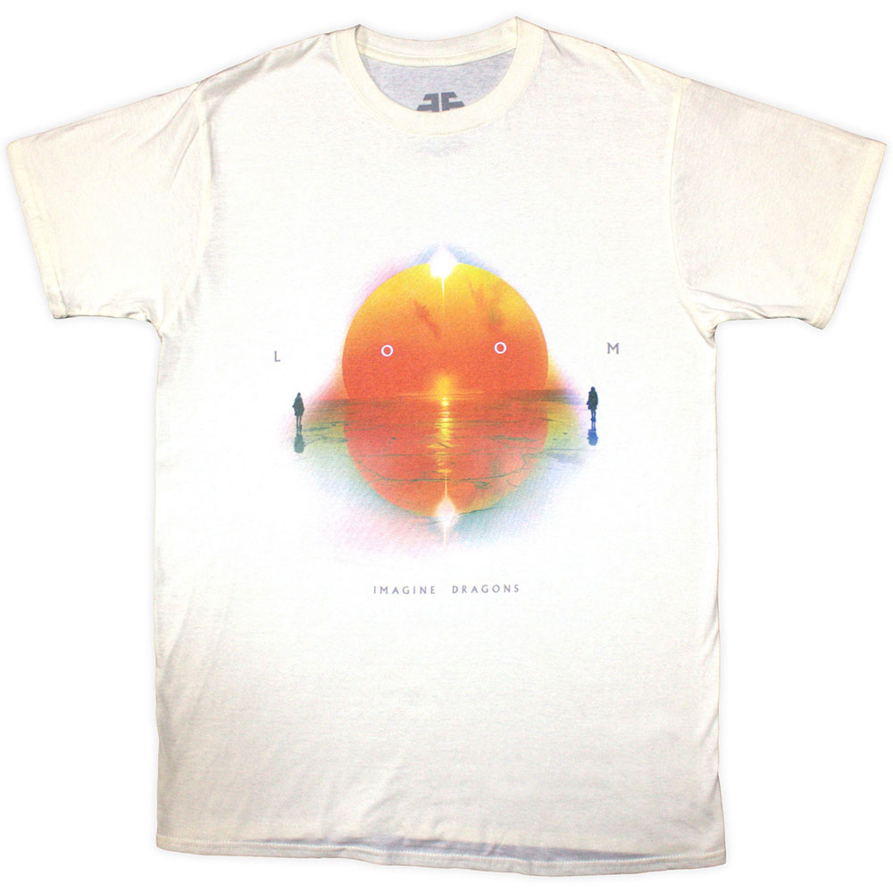 Imagine Dragons Unisex T-Shirt: Loom Sunset (Natural) (X-Large)