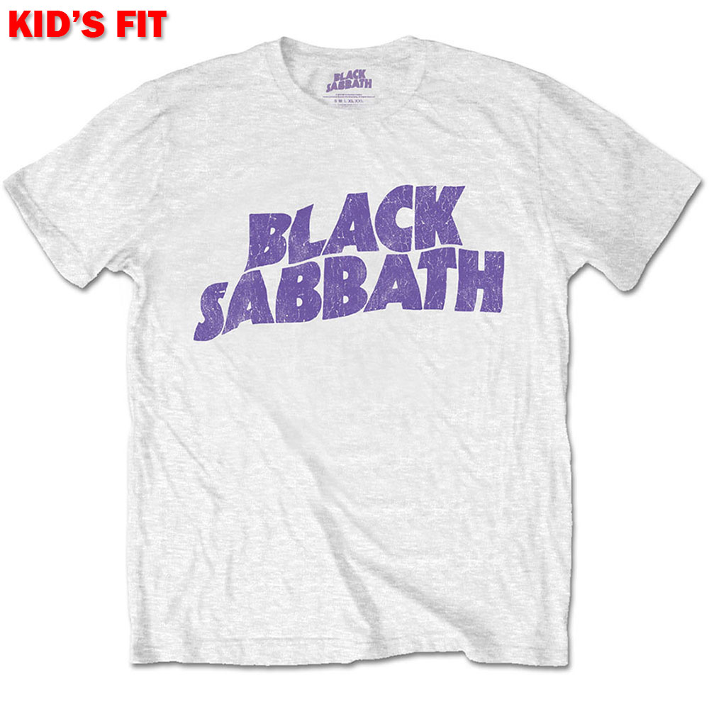 Black Sabbath Kids T-Shirt: Wavy Logo (Retail Pack) (9-10 Years)