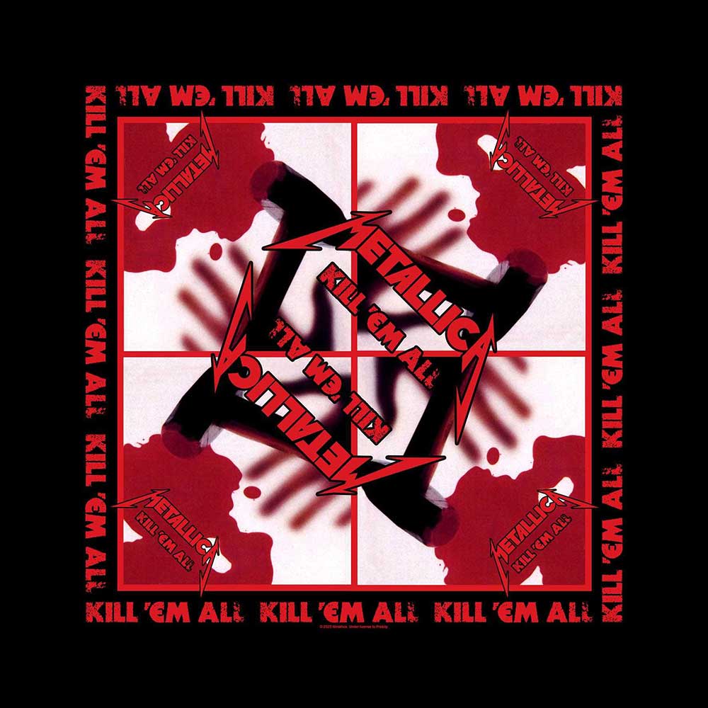 Metallica Unisex Bandana: Kill 'Em All