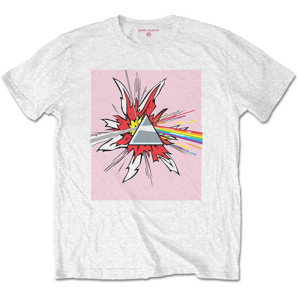 Pink Floyd Unisex T-Shirt: Lichtenstein Prism (Large) - 2
