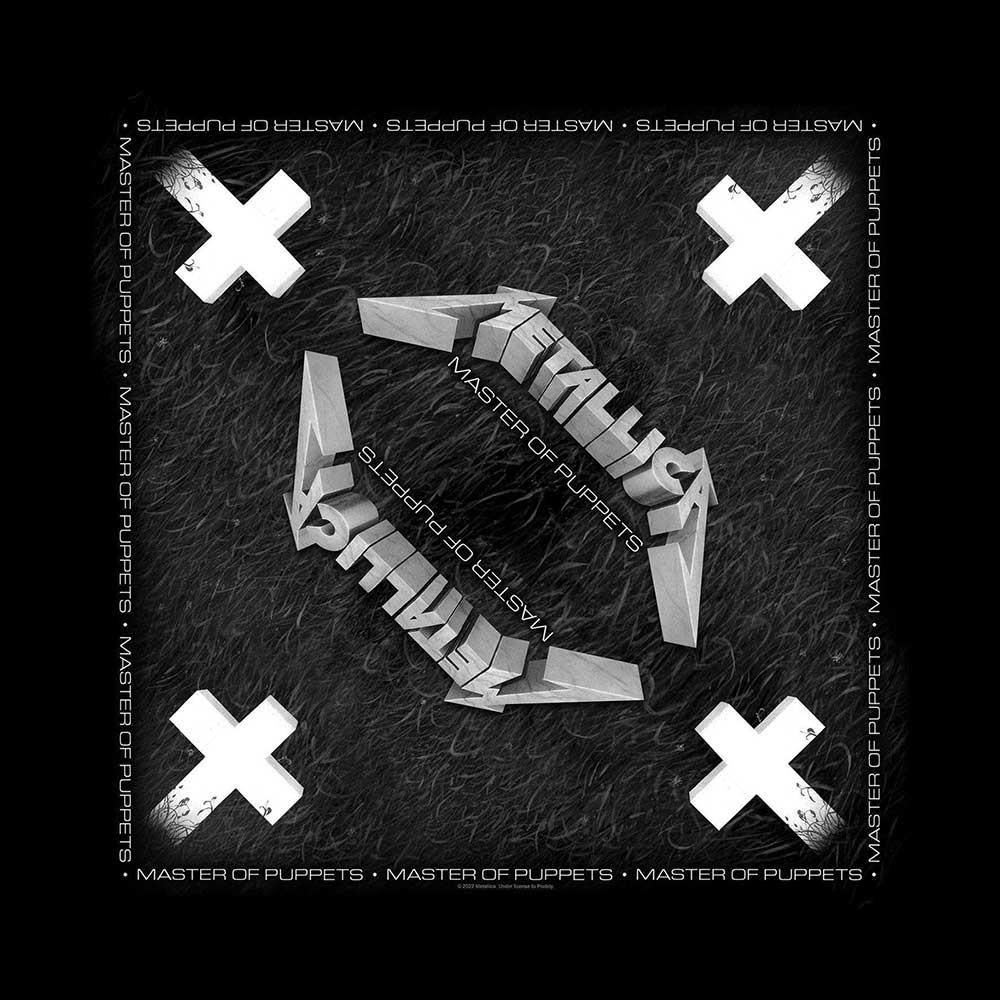 Metallica Unisex Bandana: Master of Puppets