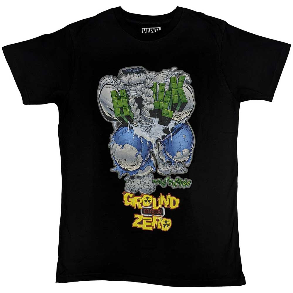 Marvel Comics Unisex T-Shirt: Hulk Ground Zero (X-Large)