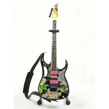 Minigitarr: Steve Vai - Ibanez Flower Cut