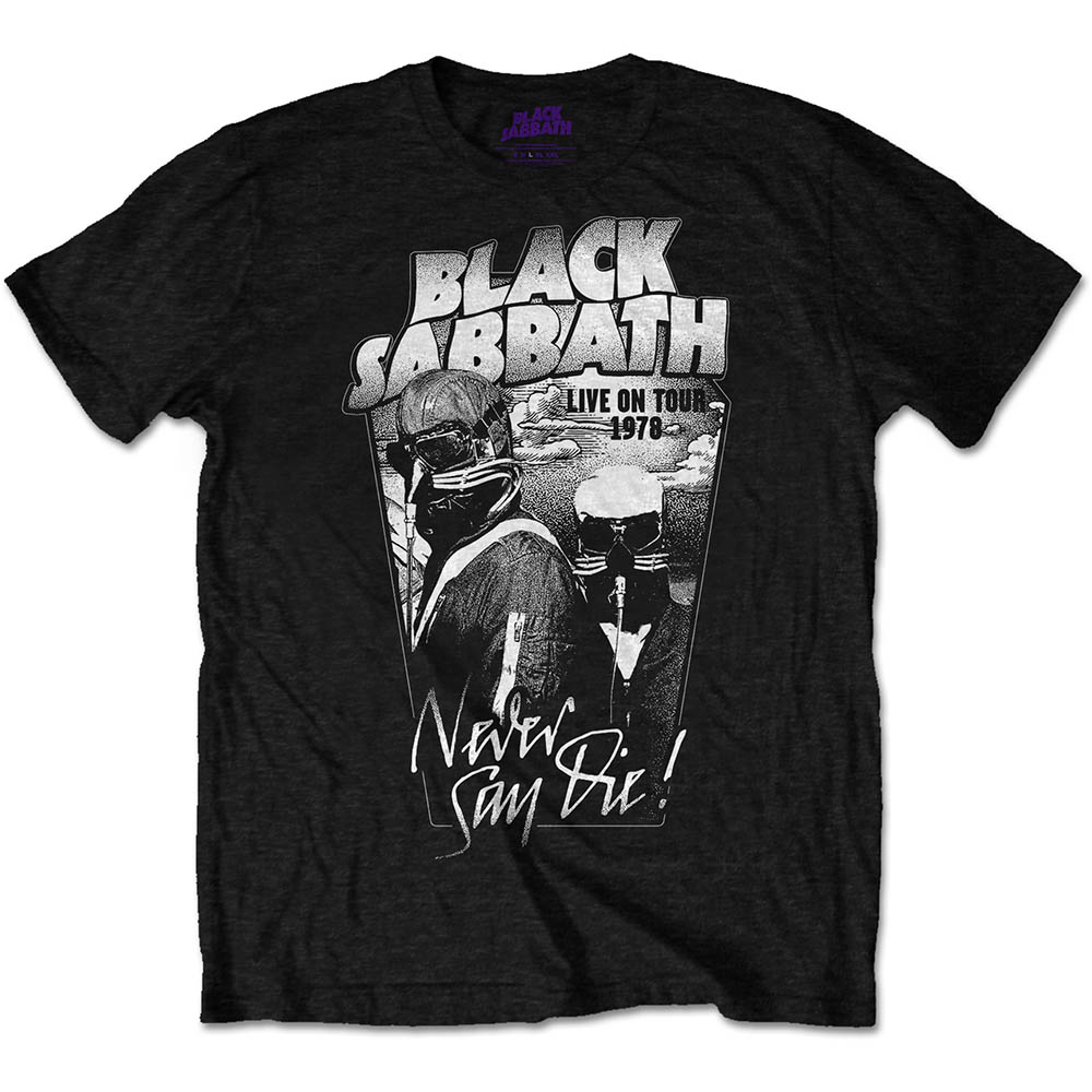 Black Sabbath Unisex T-Shirt: Never Say Die (Medium)