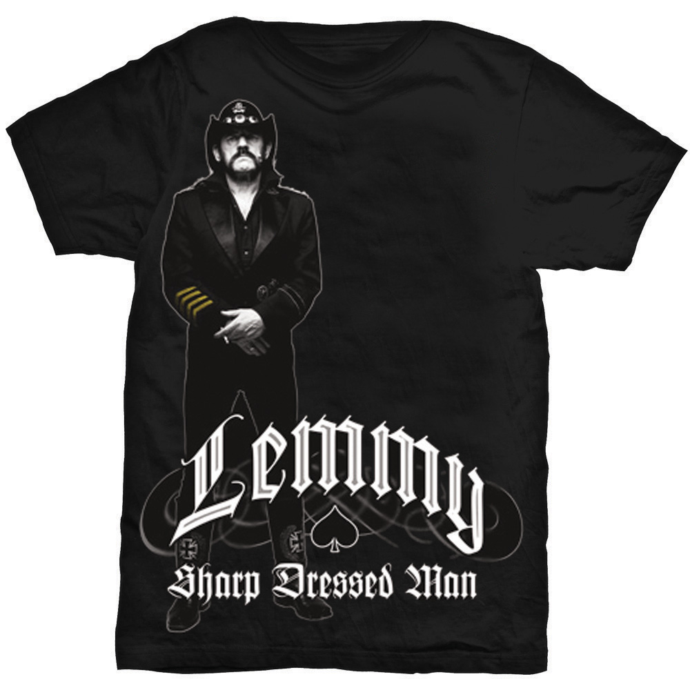 Lemmy Unisex T-Shirt: Sharp Dressed Man (Medium)