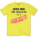 The Sex Pistols Unisex T-Shirt: NMTB Original Album (Large)