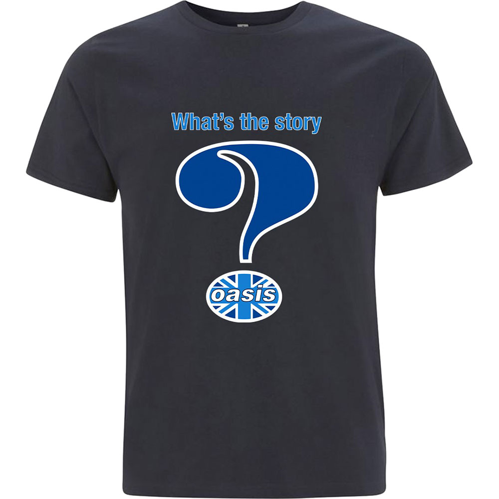 Oasis Unisex T-Shirt: Question Mark (Large)