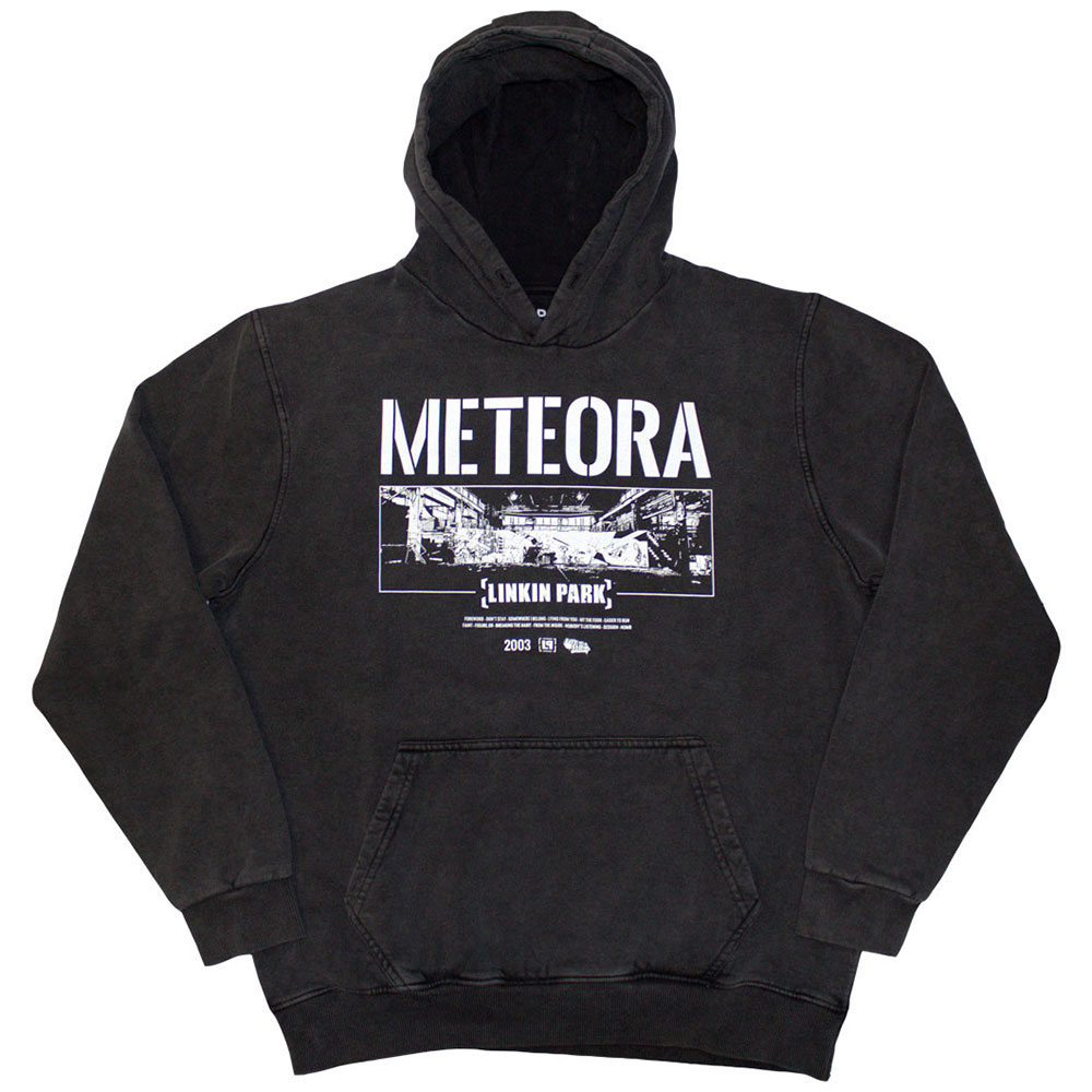 Linkin Park Unisex Pullover Hoodie: Meteora Wall Art (Wash Collection) (Small)