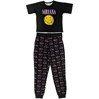 Nirvana Ladies Pyjamas: Xerox Smile Pink (X-Small)