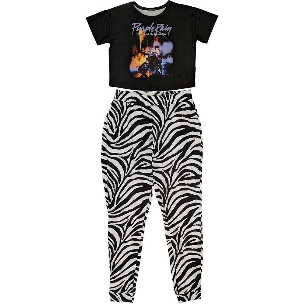 Prince Ladies Pyjamas: Purple Rain (X-Small)